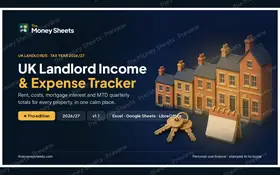 Landlord Income & Expense Tracker cover