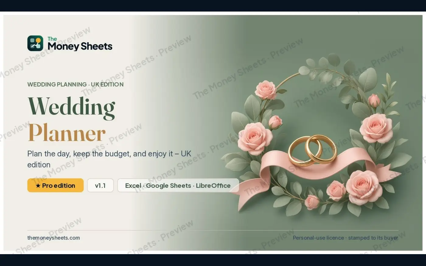 Wedding Planner Pro (UK edition): Cover